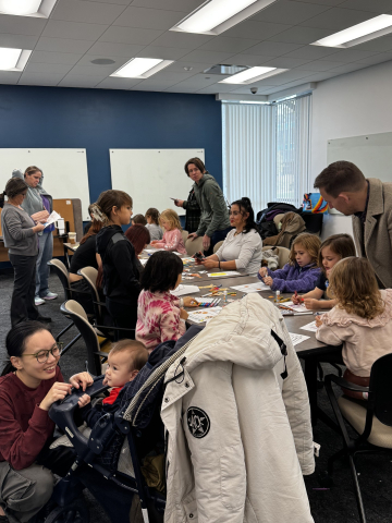 arts and crafts at Dia de los Muertos