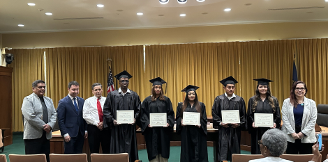 GED graduates with Diplomas