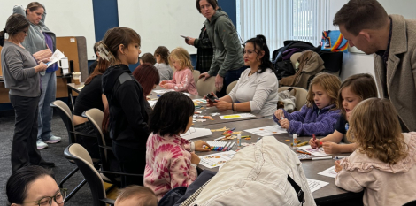 arts and crafts at Dia de los Muertos