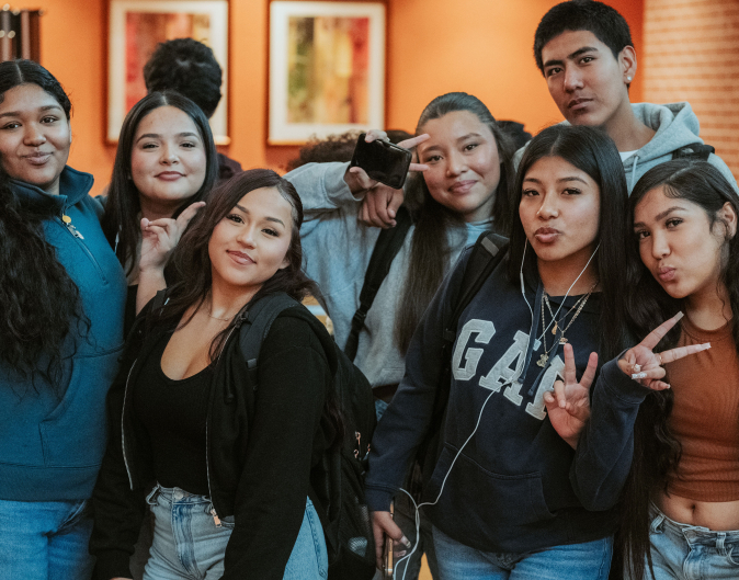 Students posing for a photo at the 2025 NELYS
