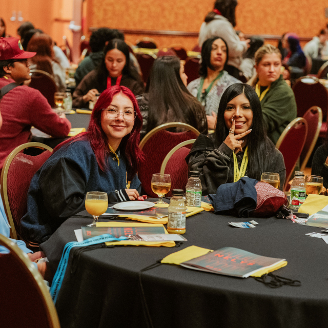Students posing for photo