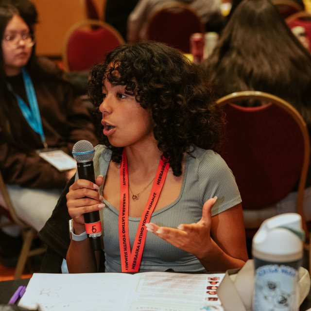 Student asking questions