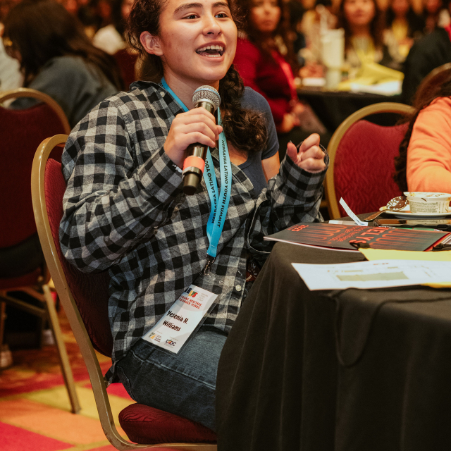 Student asking questions