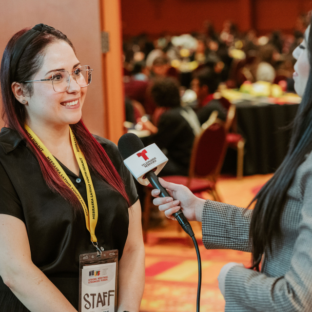 Executive Director Maria Arriaga in an interview